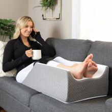 Kolbs Double Or Single Leg Elevation Pillow | Post Surgery Leg Pillow | Knee Wedge Pillow to Elevate Knee | Leg Rest for Bed | Foot Pillow f