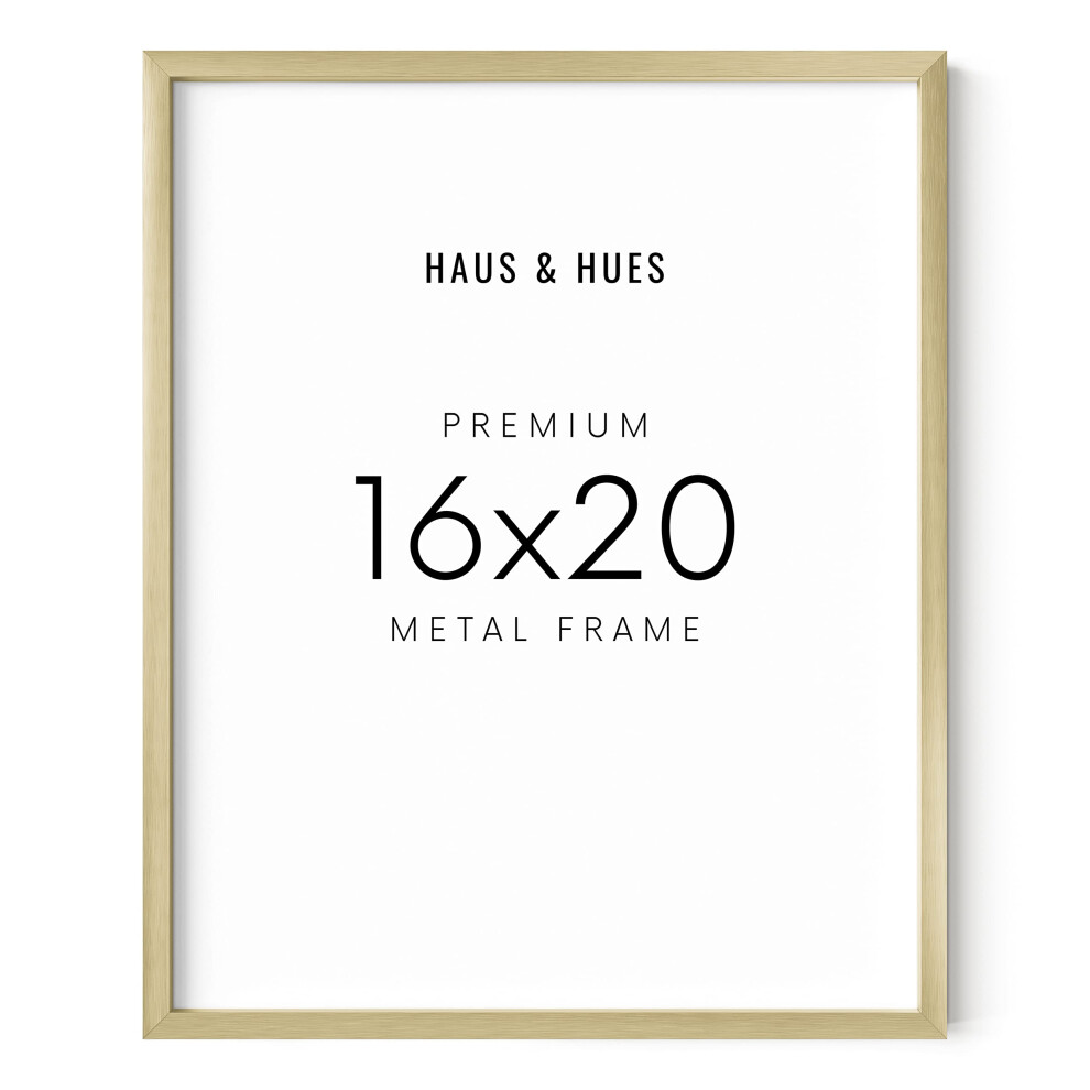 Haus And Hues Cornice Per Foto 16X20 Dorata Cornice Per Foto Metallica 16X20 Cornici Per Poster Da Parete 16X20 Cornici Per Poster Dorate 16X20 Pi