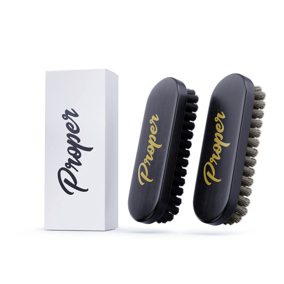 PROPER DETAILING CO. Leather Brush and Alcantara Brush | 2 Pack Leathe-image-OPC-PFPS9TR-NEW