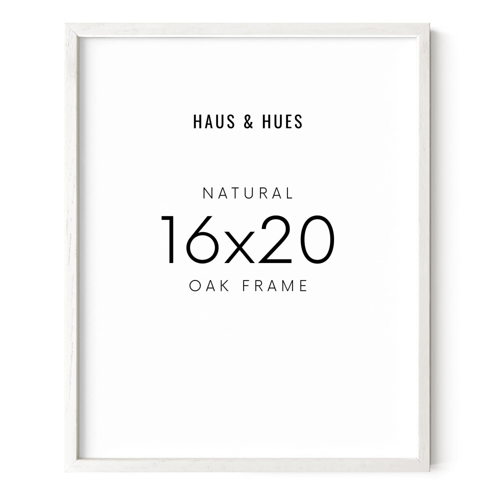 Cadre photo blanc HAUS AND HUES 16x20 - Cadre blanc 16x20 Cadres photo en bois 16x20 Cadre photo blanc 16x20 Cadre blanc 16x20 pouces