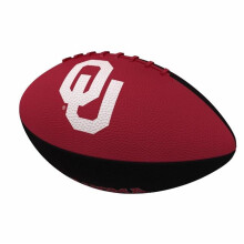Logo Brands 192-93JR-2 Oklahoma Pinwheel Junior Size Rubber Football