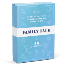 BestSelf Family Talk Deck - 50 snel kaartspel voor familiespelavond Leuk en boeiend familiespel voor kinderen en volwassenen Perfect