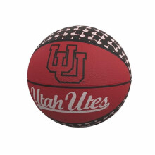 Logo Brands 230-91MR-1 Utah Repeating Logo Mini-Size Rubber Basketball