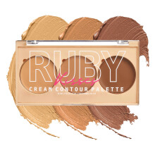 Ruby Kisses 3-in-1 Contour Palette – Kontur, Conceal, Highlight, All-in-One Mini-Palette, langanhaltend & leicht zu verblenden