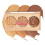 Ruby Kisses Παλέτα Contour 3-in-1 για Contour, Conceal, Highlight, Μικρή Παλέτα 1
