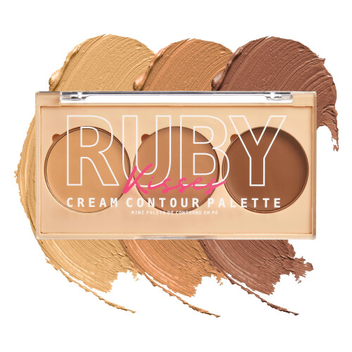 Ruby Kisses Παλέτα Contour 3-in-1 για Contour, Conceal, Highlight, Μικρή Παλέτα