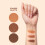 Ruby Kisses 3-in-1 Παλέτα Contour, Conceal, Highlight Mini Παλέτα, Μακράς Διάρκειας, Εύκολη στην Ανάμειξη 3