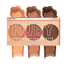 Ruby Kisses Contour Palette 3-in-1 Contour Contour Contour Highlight -meikkivoide, monitoimipaletti, pitkäkestoinen, helposti häivytettävä puuter