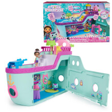 Gabby's Dollhouse  Gabby Cat Friend Ship  Cruise Ship Toy with 2 Toy Figures  Surprise Toys & Dollhouse Accessories  Kids Toys for Girls & B