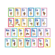 MINIPOSTER GEBRDENSPRACHE ALPHABET