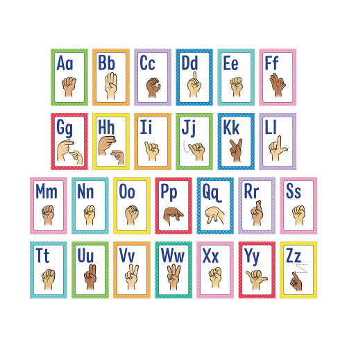 MINIPOSTER GEBRDENSPRACHE ALPHABET