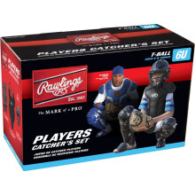 Rawlingsa | Zestaw łapaczy PLAYERS 2.0 | T-Ball – do lat 6 | Czarny