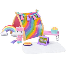 Napos napok szrakoztatsa Honey Bee Acres Rainbow Ridge Sweet Dreams pizsama party - 15 darabos babahz jtkkszlet exkluzv egyszarv figurva