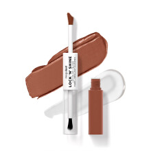 Wet n Wild Megalast Lock 'N' Shine Lip Color + Gloss Lotus Petal