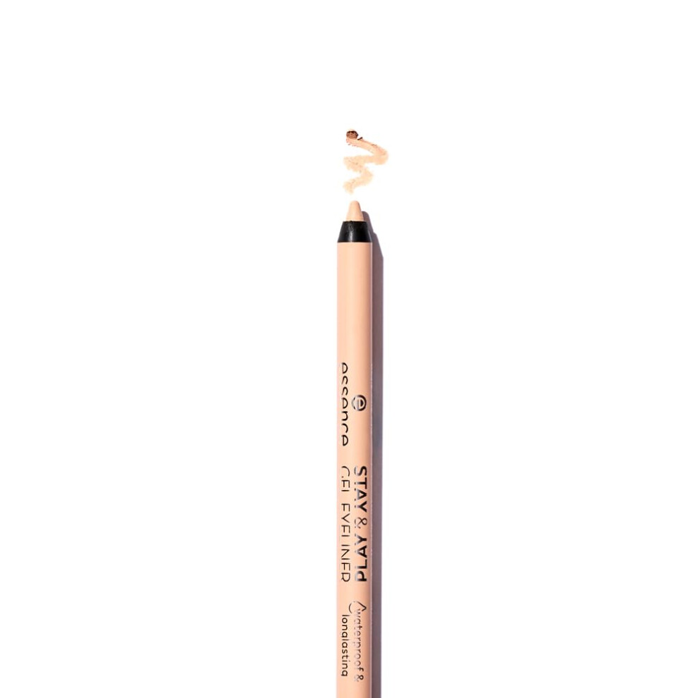 Essence Stay & Play Gel Eyeliner Super Soft Gel-Like Texture Waterp