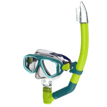 Speedo Unisex-Simma Snorkel Dyka Mask Antidimm med Nässkydd, MS Deep Lake/Clear, One Storlek