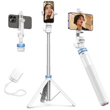 Kaiess 62 Tripod for iPhone Selfie Stick Tripod & Phone Tripod Stand with Remote Cell Phone Tripod for iPhone Extendable Travel Tripod Compatible