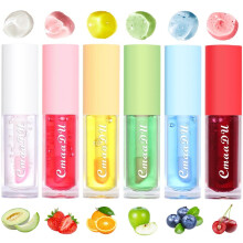 Set di 6 oli idratanti per labbra, smalto per labbra che cambia colore, rimpolpante, olio illuminante per labbra trasparente, idratante, balsamo