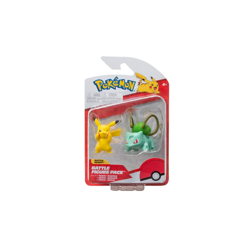 Pokémon Pokemon - Battle Figure 2 Pk Bulbasaur And Pikachu