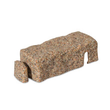 Beuta Diy No Dig Faux Stone Landscape Edging Left Turn Brick - Venstre drej mursten til at dreje 90 til venstre i dit landskabsplejeprojekt (1 pc