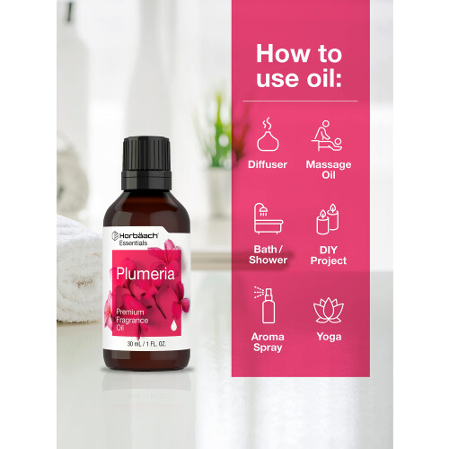 Horbach Έλαιο Αρώματος Plumeria | 30ml | Premium Ποιότητα | για Διάχυτες, Κεριά, Σαπούνια & DIY 2