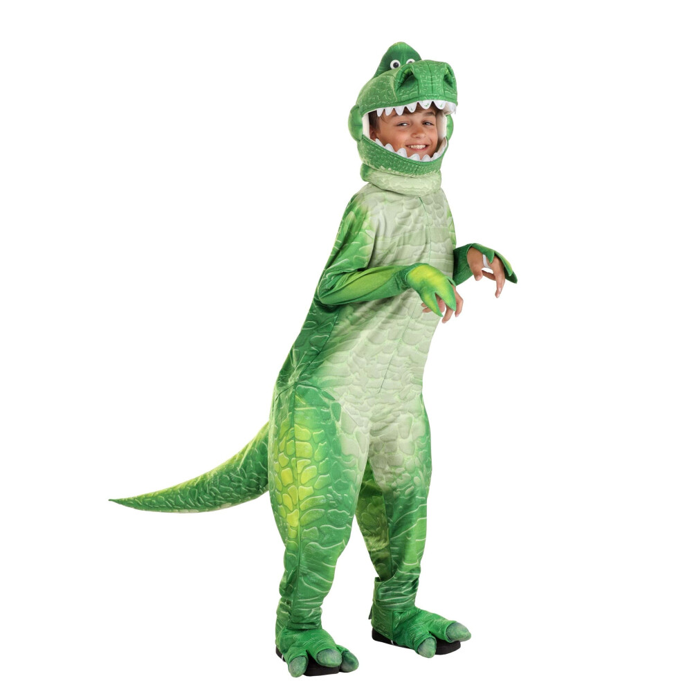 Photos - Fancy Dress Fun Costumes Kid's Deluxe Toy Story Rex Costume - M B0BT31MWHW