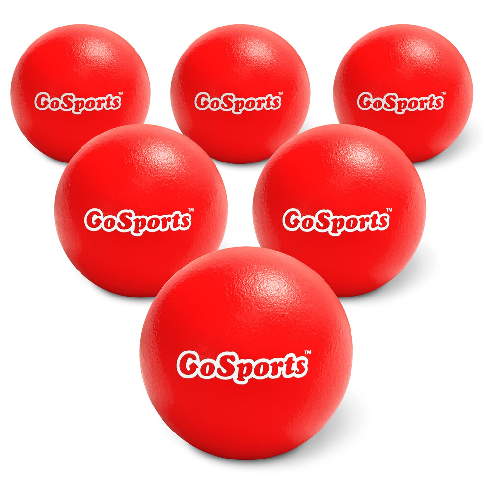 GoSports Soft Skin Foam Playground Dodgeballs - 6-pack set voor kinderen -