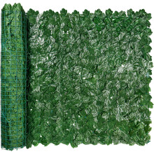 Icover 59x118in Ivy Ivy Ecran de confiden?ialitate pentru gard frunza de ar?ar verde ntarit NCARCAT NVA?A?I Frunzele care cad de pe Faux Panou