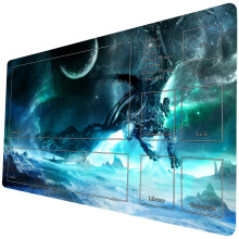 MTG Playmat Jtkszonyeg MTG TCG-hez 24 x 14 hvelykes Kereskedelmi krtyval tintzott jtkszonyegek troltskval Sima gumi felletu harci jtk