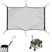 MAMIKO Lastnät för Fällvagn, Trädgårdsvagn, Fällbar Trolley, Strandvagn, Tillverkat av Kraftigt Nylon med Förvaringsväska / 44"X32"