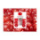 Roll 4 Initiativ Poly Set Marble Red w/White Arch'd4 (7) 2