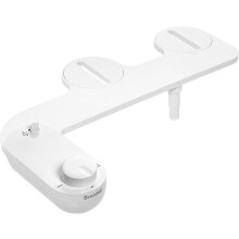 Brondell FSA-15 FreshSpa Thinline Bidet Attachment for Toilet Seats with Adjustable Single Nozzle Side Arm Control Thin Profile White (Am