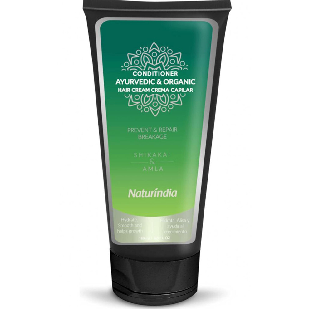 Natuurindia Naturindia Ayurvedic Organic Conditioner For Hair Growth Regeneration Of Hair Loss With Aloe Shikakai And Amla Plants For Women And Men 6Oz