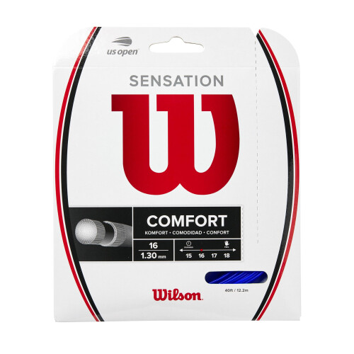 Wilson WILSON Sensation 16 Tennis String - 200m Reel  Blue