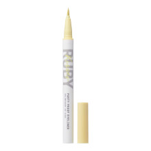 Ruby Kisses Party Proof Eyeliner in Pastellfarben, hochwertiger, wasserfester, langlebiger Eyeliner mit Filzspitze (Retro-Gelb)
