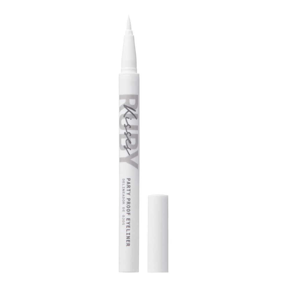 Comfort-Kussen Ruby Kisses Party Proof Eyeliner Pastel Colors Premium Felt-Tip Waterproof Long-Lasting Eyeliner (Snow White)