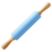 Rollante rouleaux de silicone de 15 pouces de Honglida pour la cuisson de la surface antiadhsive en acier inoxydable et poignes de bois confortables