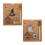 Mud Pie Pie Halloween Set de copt Candy porumb 9 1/2 """" x 8 """" 2