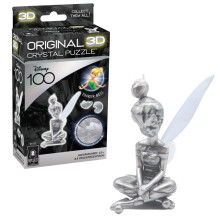 BePuzzled | Disney Platinum Tinkerbell Original 3D-Kristallpuzzle ab 12 Jahren