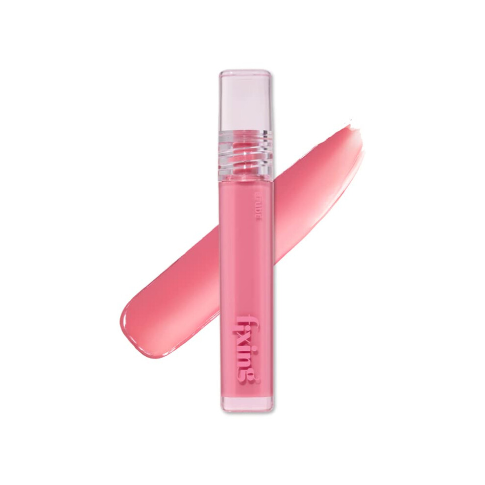 Etude Pink Glow Fixing Tint #2 Mellow | Non-Sticky Glossy Shine Lip Stain | Fills Up With Comfortable Moisture | Tinting For Dry Lips