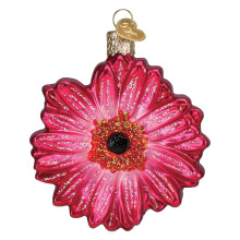 Old World Christmas Gerbera Daisy Glass Blown Ornament for Christmas Tree