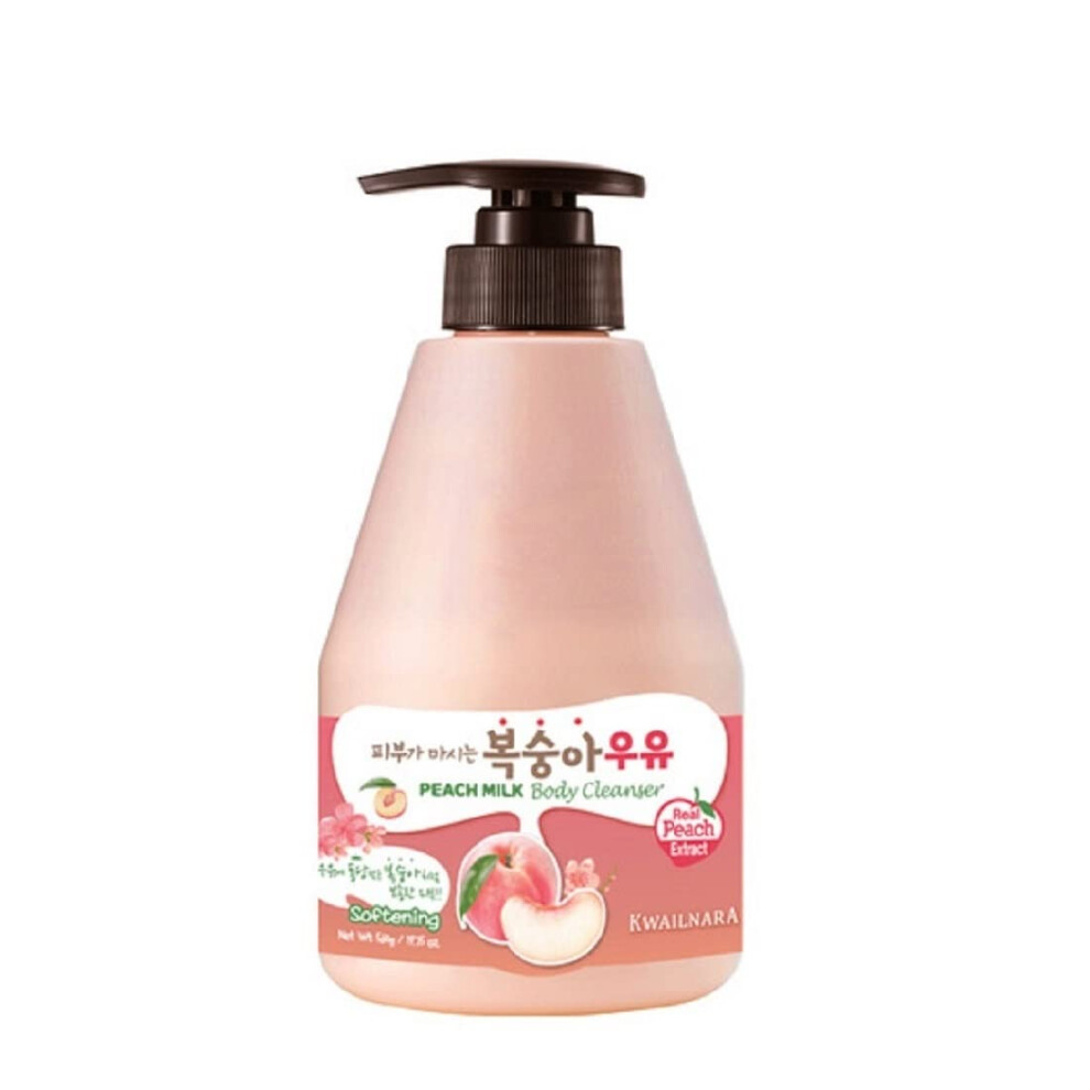 Welkom Peach Welcos Kwailnara Milk Body Cleanser 560 G / 19.75 Oz.