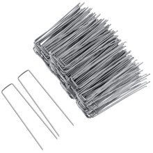 FEED GARDEN Verzinkte Landschaftsklammern 8 Zoll 50er Pack 11 Gauge Anti-