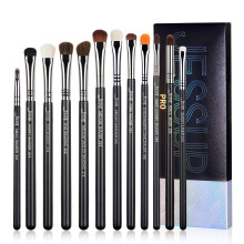Jessup Lidschatten-Pinsel-Set, 12-teiliges Augen-Make-up-Pinsel-Set, professionelles Premium-Sythetic-Lidschatten-Misch-Rauch-Shader-Concealer-Pinsel