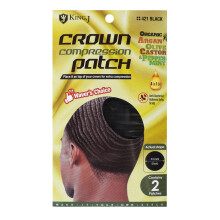 King.J Crown Patch 360 Waver's Compressie 2 stuks 4,5"" Rapid Waver's Crown Compressie Patches voor Haar Voor Mannen 1Pack