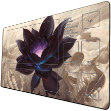 MTG Playmat Jtkszonyeg MTG TCG-hez 24 x 14 hvelykes Kereskedelmi krtyval tintzott jtkszonyegek troltskval Sima gumi felletu harci jtk