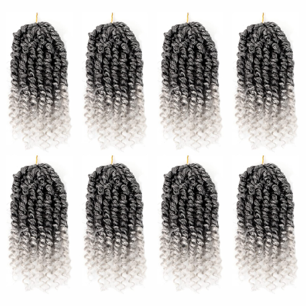 Dubbelbladig Bileaf 6 Inch Passion Twist Crochet Hair For Women Pre Looped Passion Twist Hair 8 Packs Pre-Twisted Short Crochet Passion Twists Bohemian