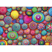 RoseArt - Kodak Premium Cork - Παζλ Mandala Stones - 1000 Κομμάτια για Ενήλικες