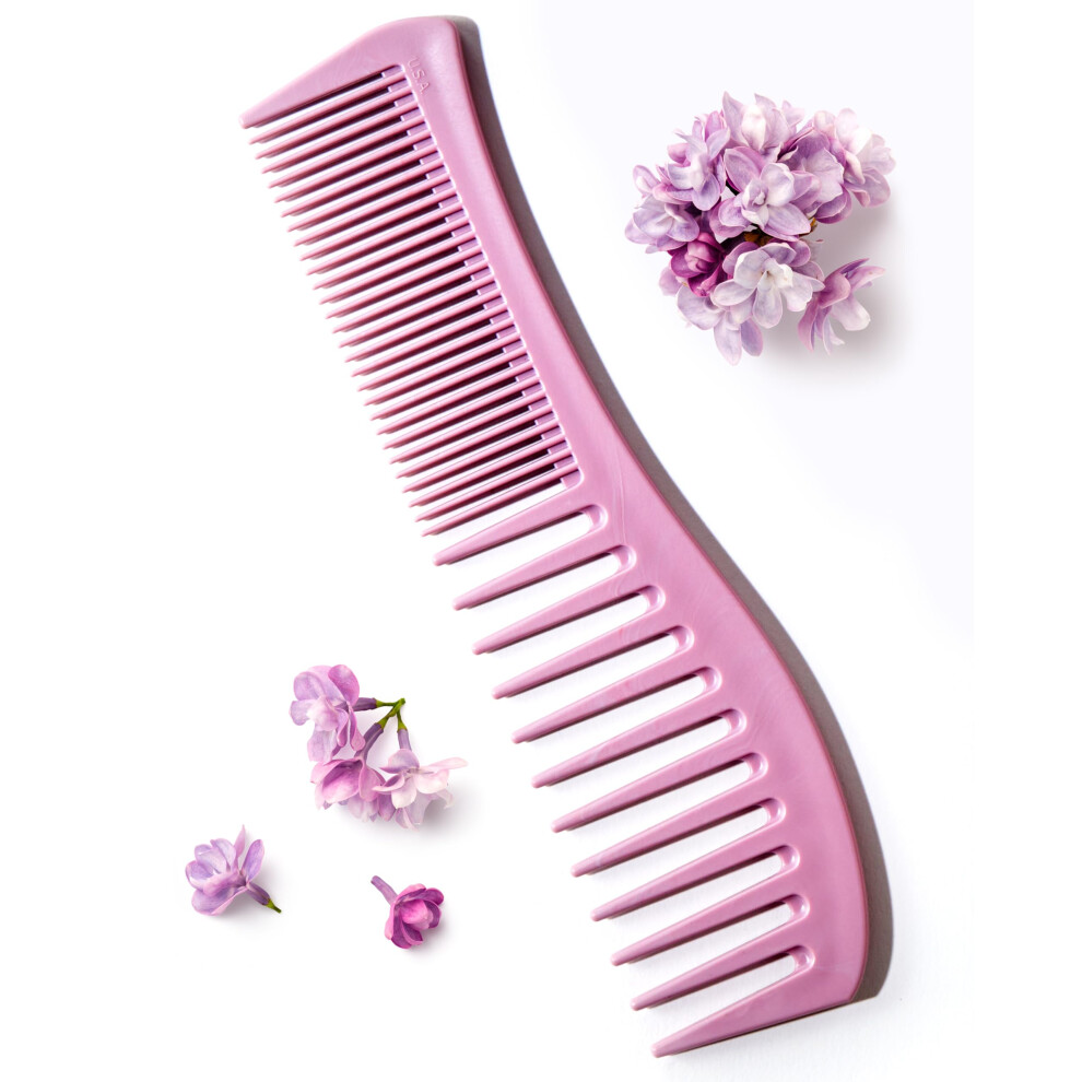 Peigne d   m   lant pour femme - Peigne de coiffure doux     2 faces avec large