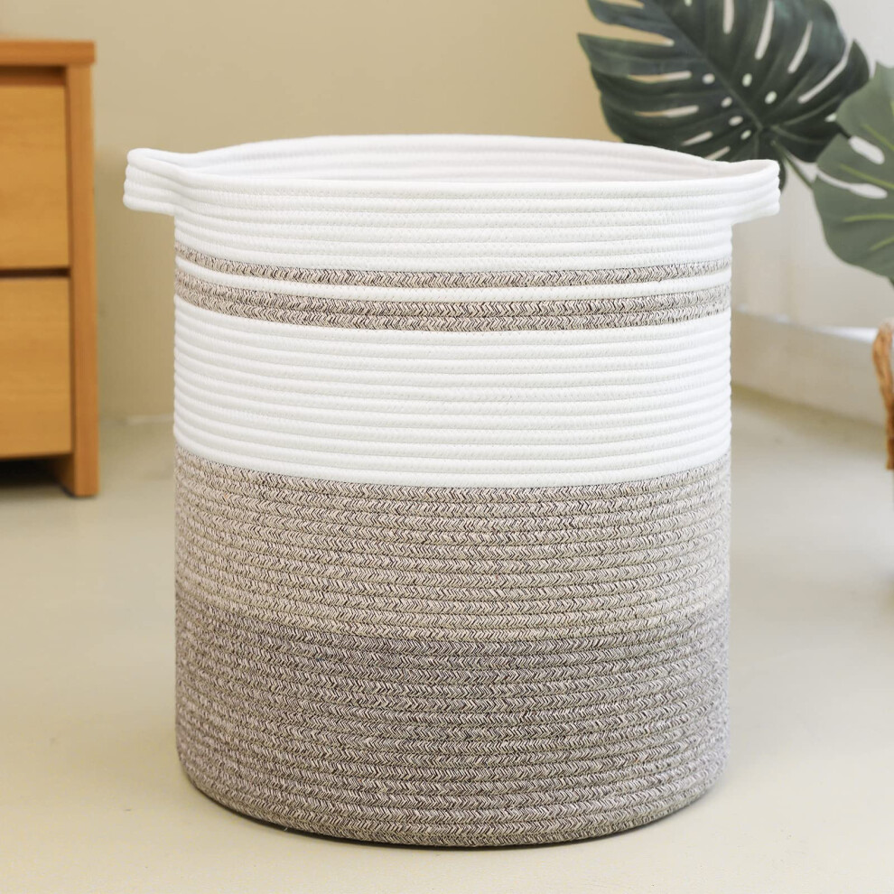 Paniers     linge OIAHOMY 58L - Panier de rangement pour panier     linge avec poign   e